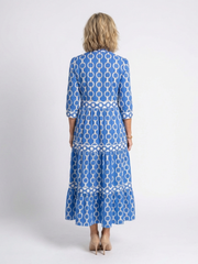 Ella | Midikleid mit Kettenmuster