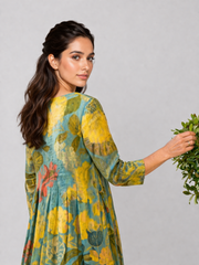 Heike | Kleid mit kunstvollem Print