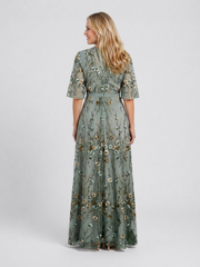 Amelie | Florales Maxikleid