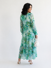 Marie | Florales Maxikleid