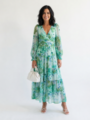 Marie | Florales Maxikleid