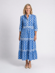 Ella | Midikleid mit Kettenmuster