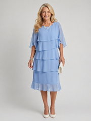 Clara | Midi-Lagenkleid