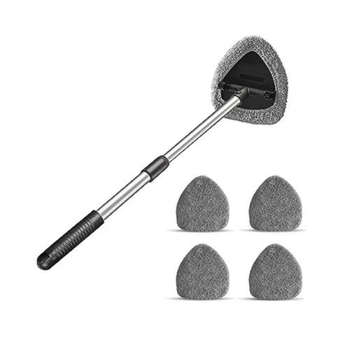 Car Windshield Cleaning Tool Set – Uitschuifbaar & 180° Draaibaar