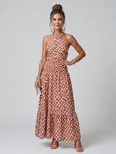Ines Midikleid Geometrikmuster – Ansicht 01
