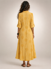 Merle | Bauchkaschierendes Blumen-Sommerkleid