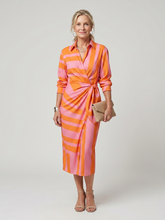 Nora Langärmeliges Wickelkleid – Ansicht 01