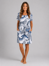Carolin | Rundhalskleid mit floralem Print
