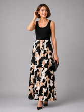 Andrea | Abendkleid mit Kontrastdetails