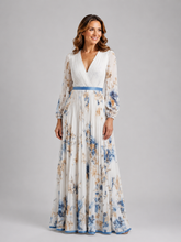 Romina | Langärmeliges Maxikleid
