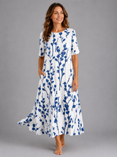 Sarah | Midikleid mit Blumenmuster