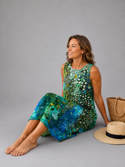 Laura | Midikleid Ocean Mosaic