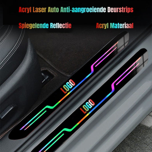 Acryl Auto Dorpellijsten (volledige set van 4 stuks)