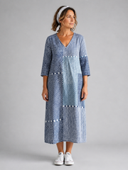 Doris | Patchwork-Midikleid