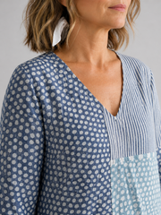 Doris | Patchwork-Midikleid
