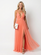 Lina Plissiertes Maxikleid – Ansicht 01
