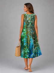 Laura | Midikleid Ocean Mosaic