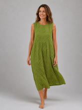 Lea | Midikleid Garden Texture