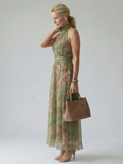 Paula | Midikleid mit gerafftem Neckholder
