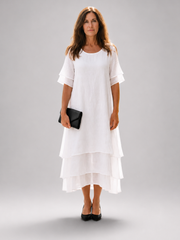 Belen | Gestuftes Midikleid
