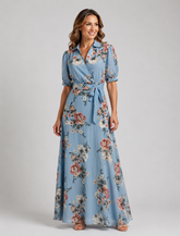 Lena | Florales Maxikleid