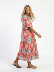 Stefanie | Paisley-Midikleid