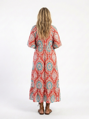 Stefanie | Paisley-Midikleid