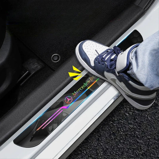 Glow-in-the-Dark Carbon Stickers Led-Deurdrempels