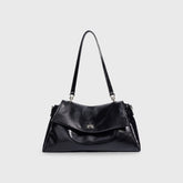 Wilhelmina | Echtleder-Tasche mit Glanzfinish