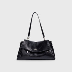 Wilhelmina | Echtleder-Tasche mit Glanz-Finish