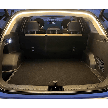 Dynamisch vloeiende kofferbakverlichtingsstrip