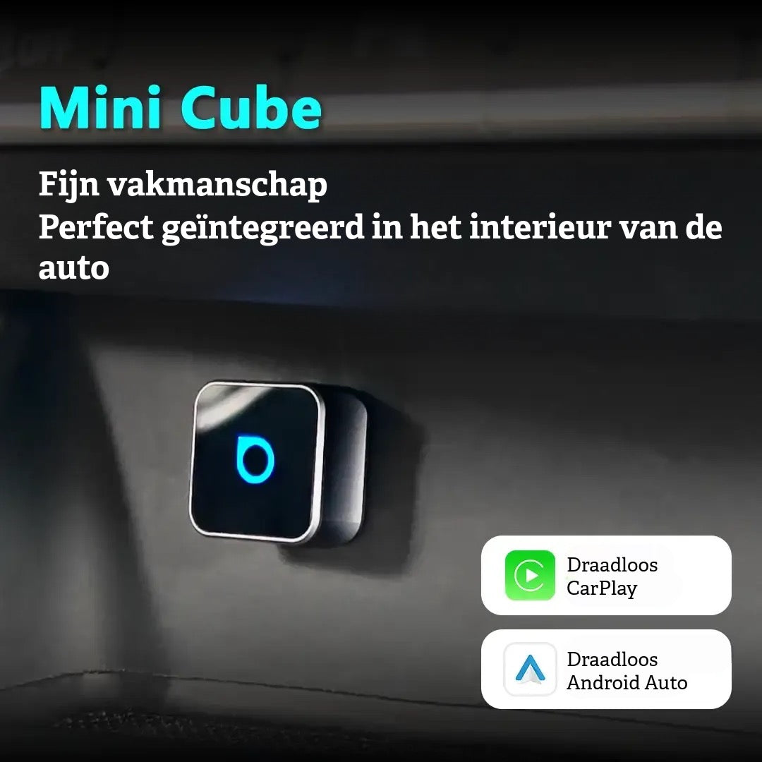 Ultra Cube draadloze CarPlay &amp; Android Auto adapter 