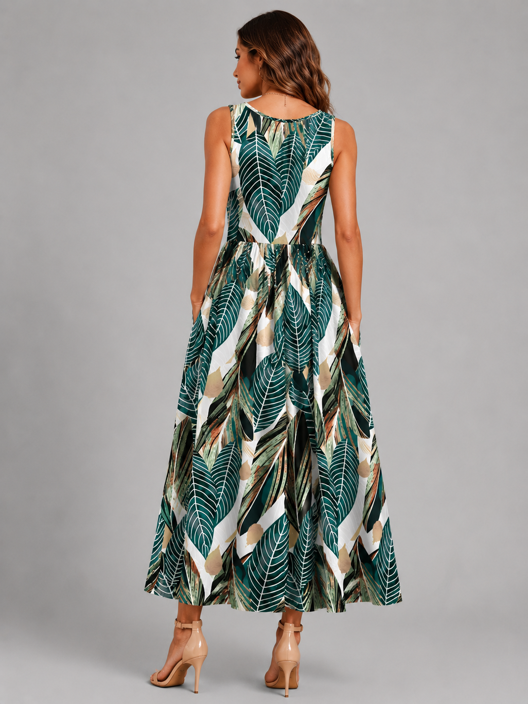 Franziska | Boho-Midikleid mit Neckholder