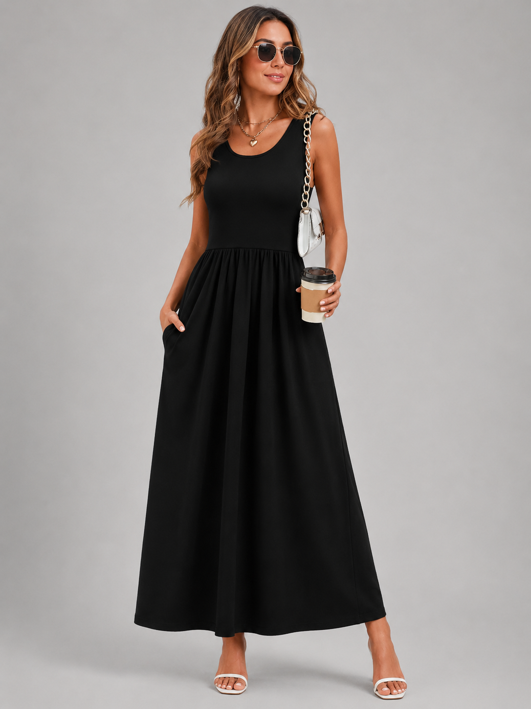 Franziska | Boho-Midikleid mit Neckholder