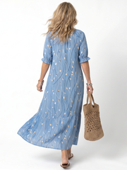 Ines | Florales Midikleid