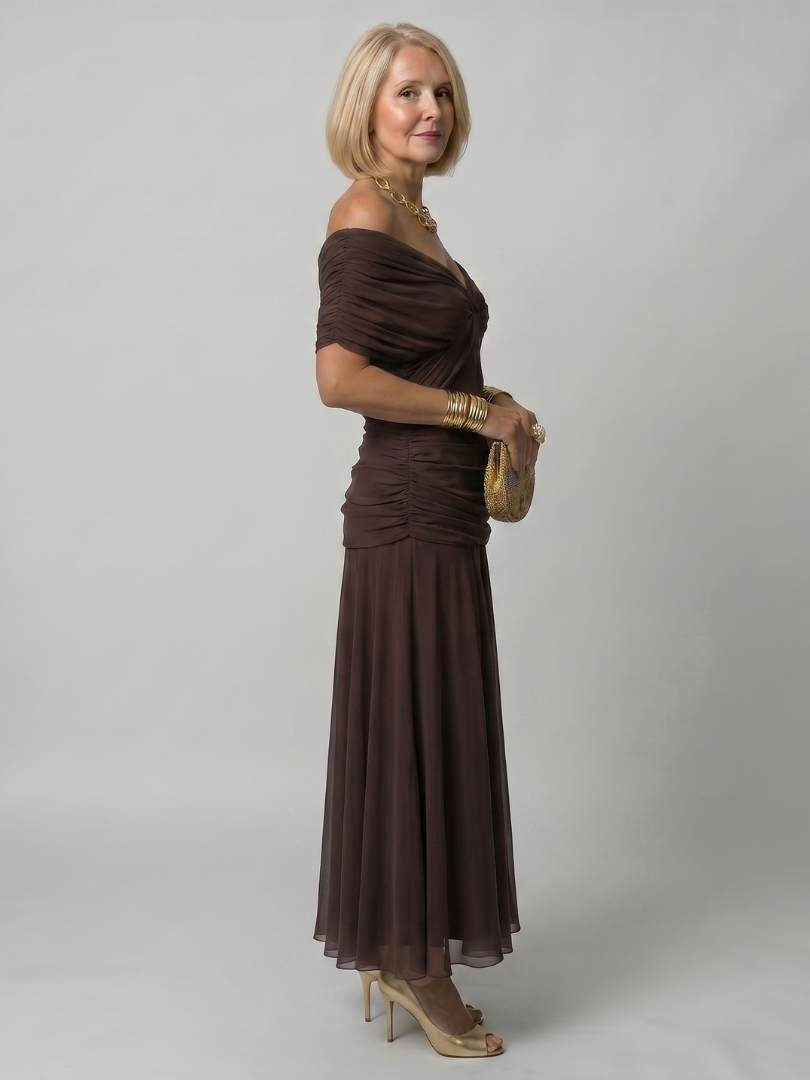 Silke | Off-Shoulder Midikleid