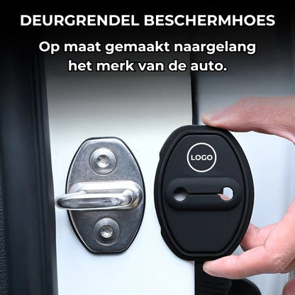 Silicone Deurgrendel Beschermhoes (4st) - Op maat