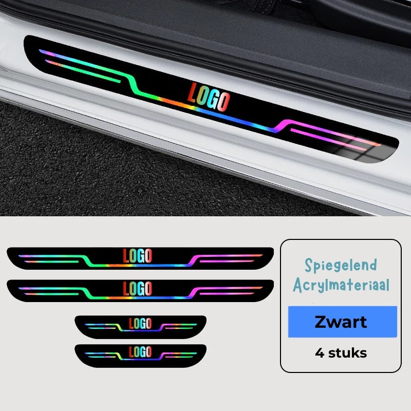 Acryl Auto Dorpellijsten (volledige set van 4 stuks)