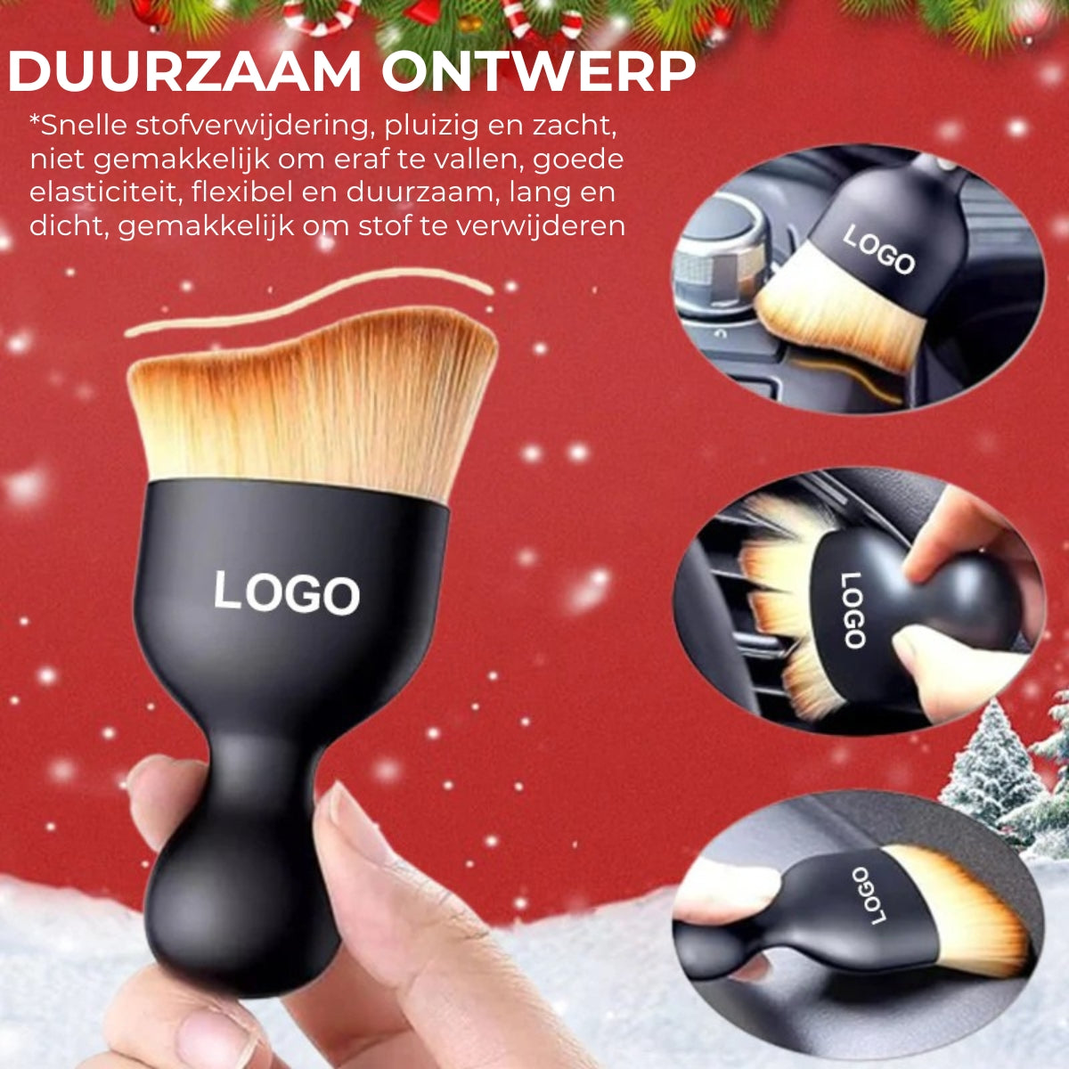 Nanovezelborstel voor autoreiniging