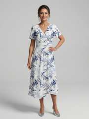 Luise Botanisches Midikleid – Ansicht 01
