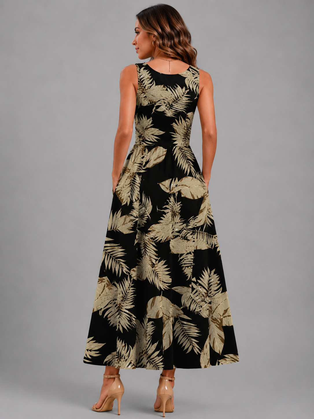 Franziska | Boho-Midikleid mit Neckholder