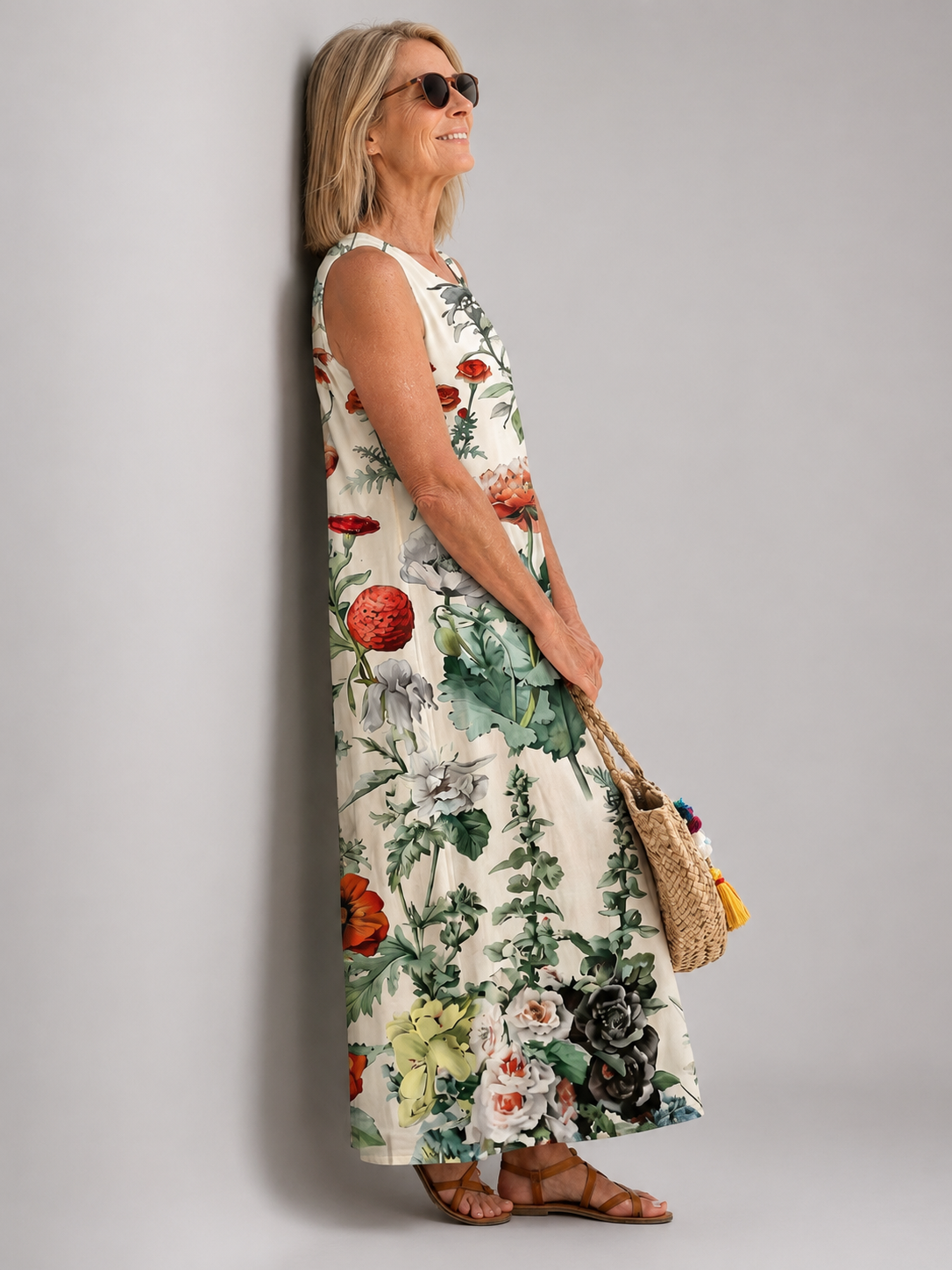 Fiona | Federleichtes Midikleid