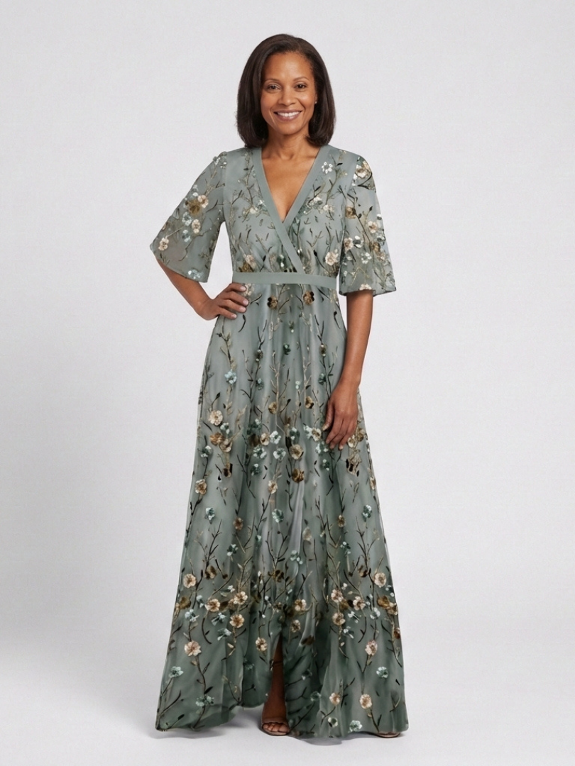 Amelie | Florales Maxikleid