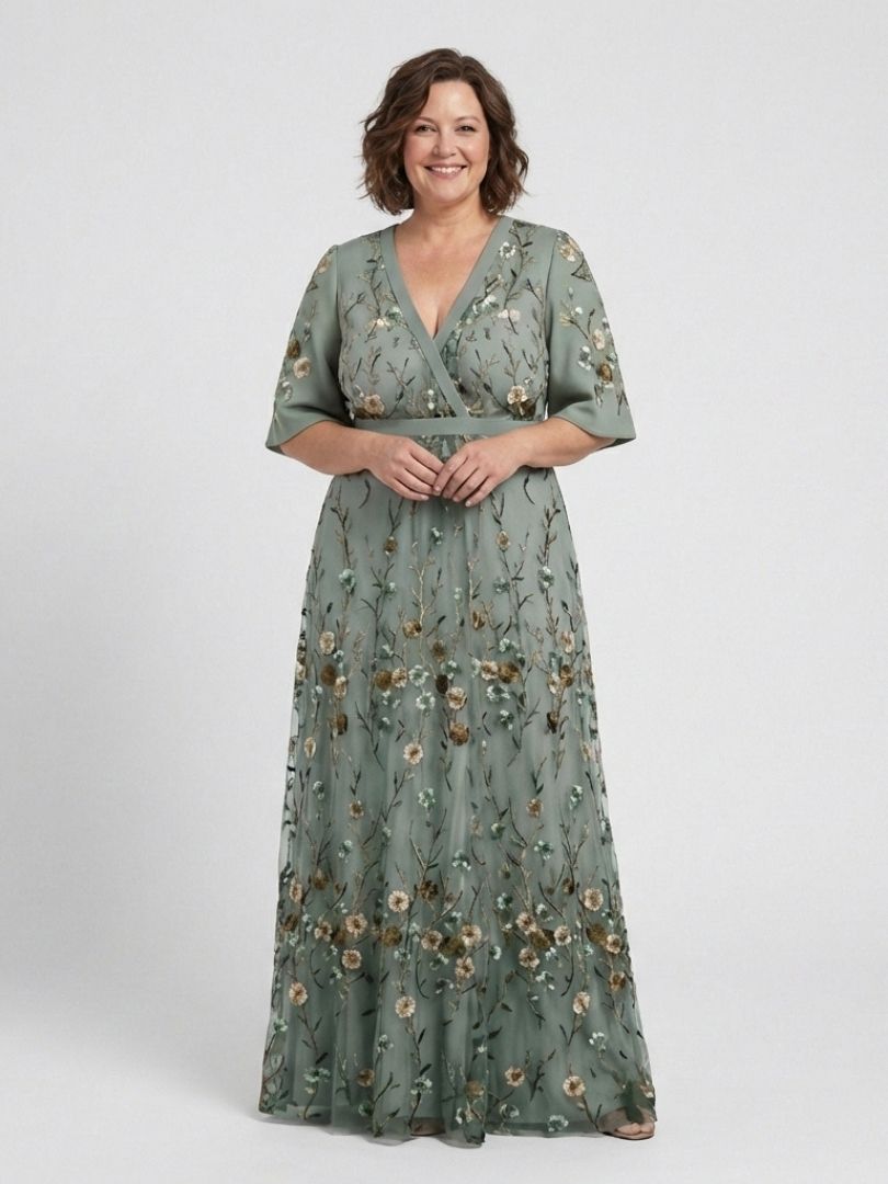 Amelie | Florales Maxikleid