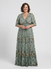 Amelie | Florales Maxikleid