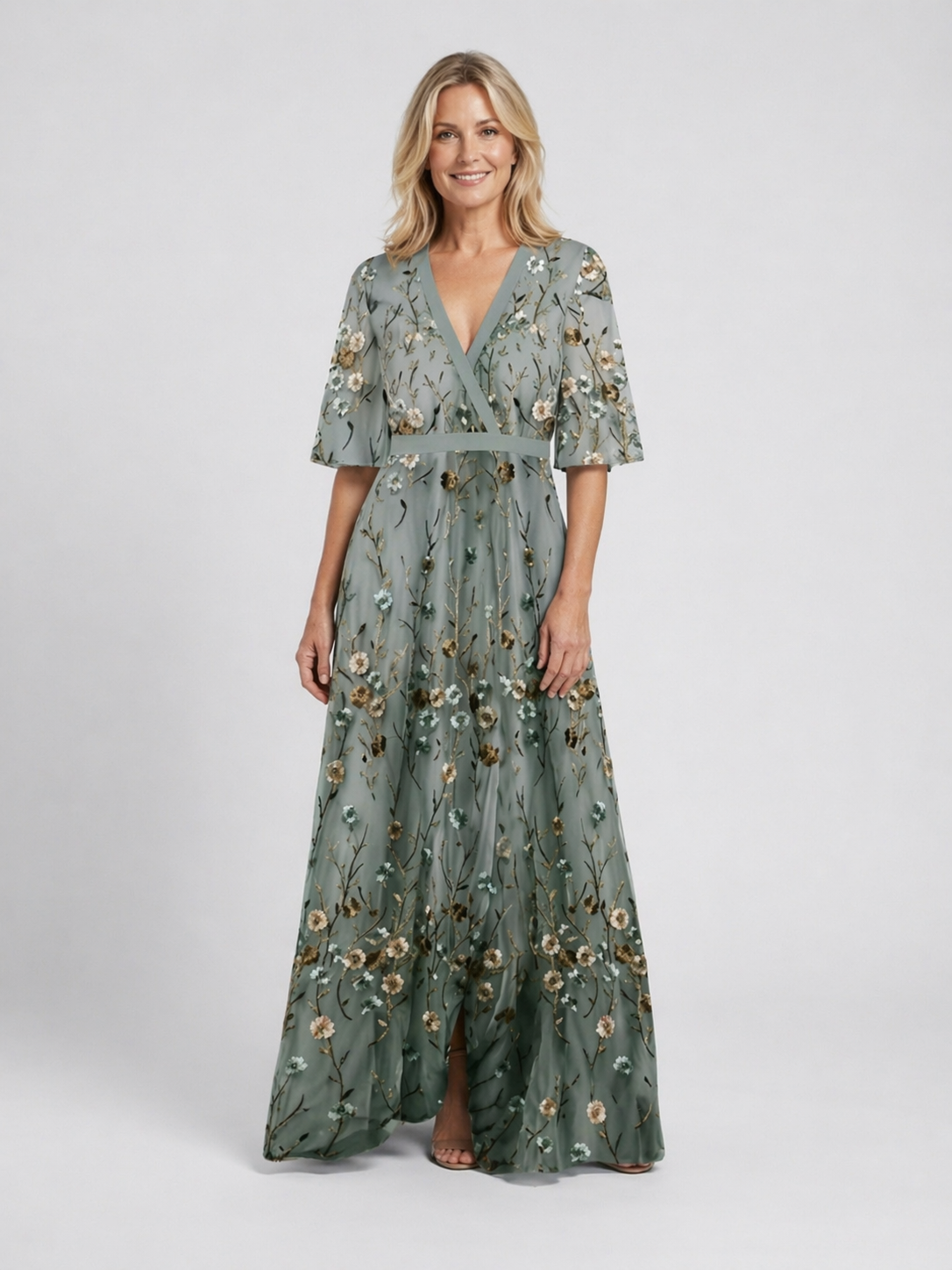 Amelie | Florales Maxikleid
