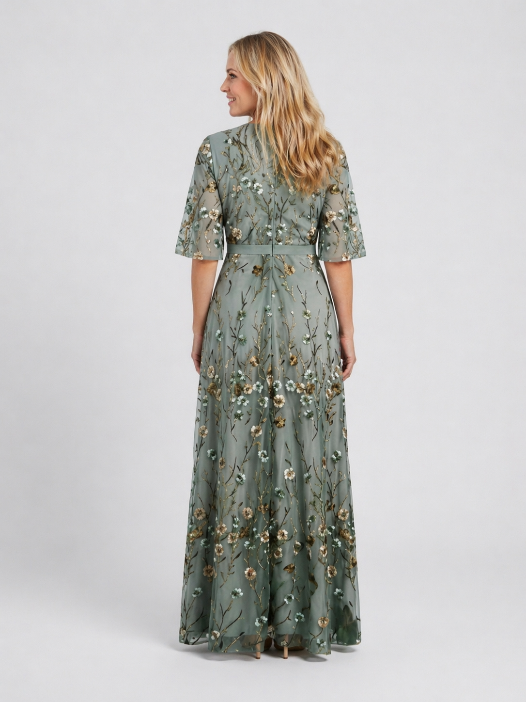 Amelie | Florales Maxikleid