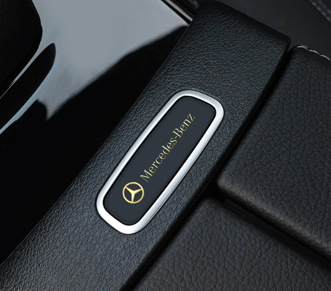 Metalen Autostickers - 4 Stuks