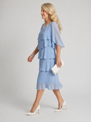 Clara | Midi-Lagenkleid