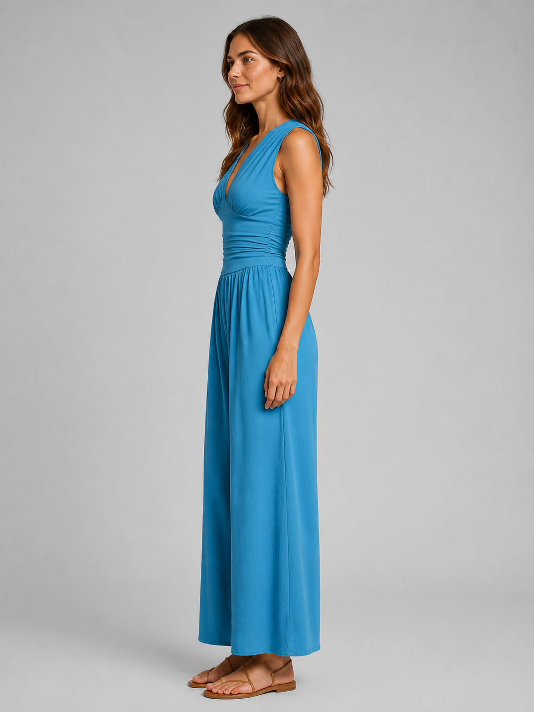 Mia | Sleeveless Wide-Leg Jumpsuit